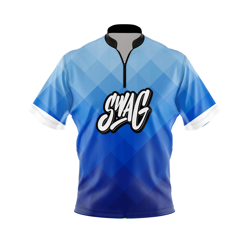SWAG Blue Diamond Bowling Jersey