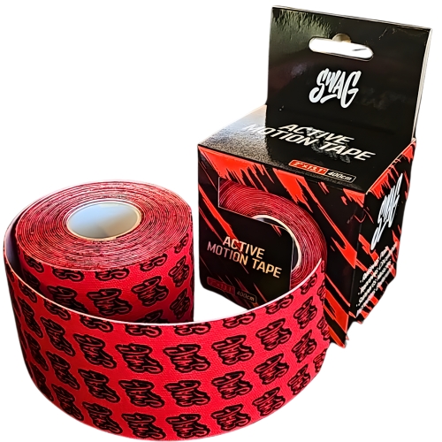 SWAG Active Motion Kinesiology Tape Roll Red