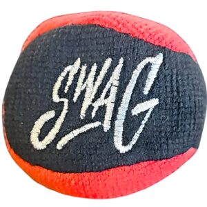 SWAG Black Red Microfiber Grip Ball