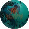 SWAG Insanity Hybrid Bowling Ball - Navy / Teal / Aqua